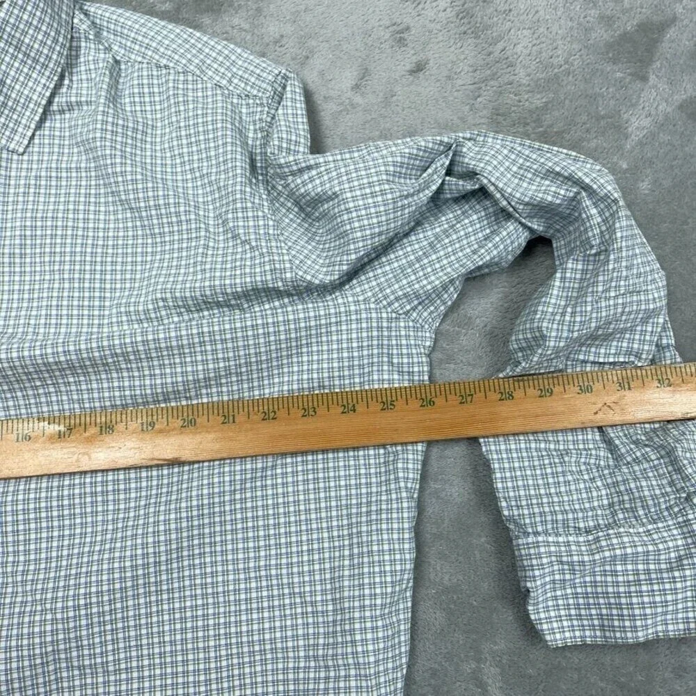 Banana Republic Slim Fit Plaid Dress Shirt XXL Long Sleeve Cotton a0965